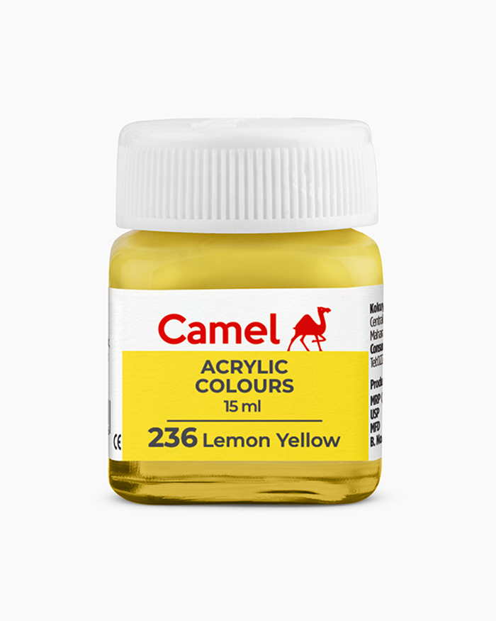 Lemon Yellow Camel Acrylic Colours